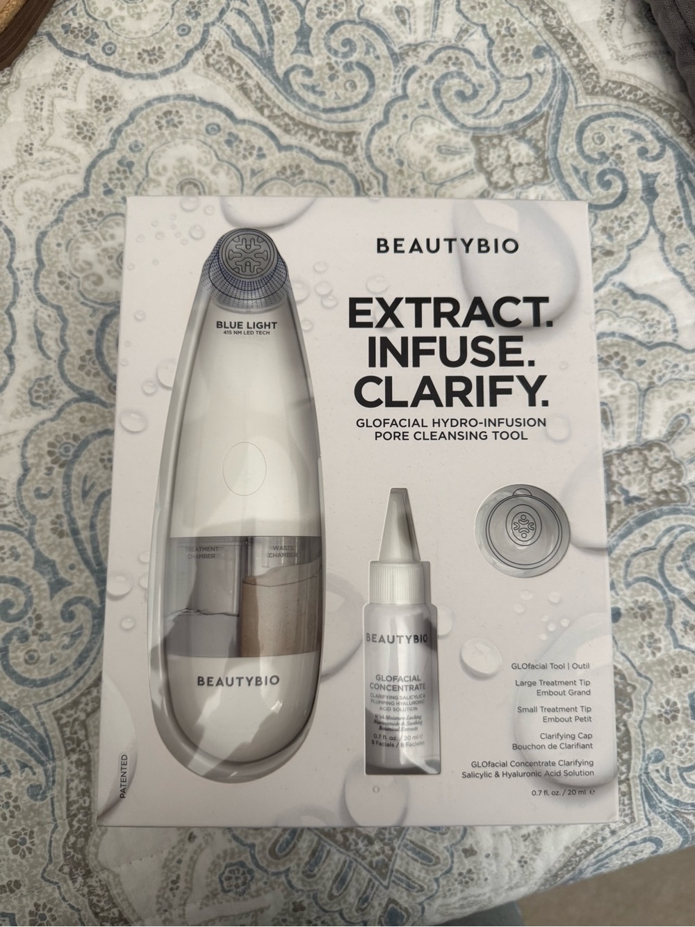 BEAUTYBIO White GloFacial Hydro-Infusion Pore Cleansing Tool